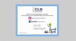 Desktop Screenshot of clnconstrutora.com.br